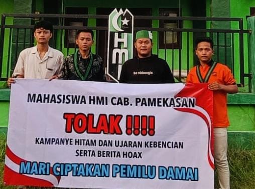 HMI Cabang Pamekasan Tolak Kampanye Hitam, Ajak Generasi Bangun Narasi Konstruktif