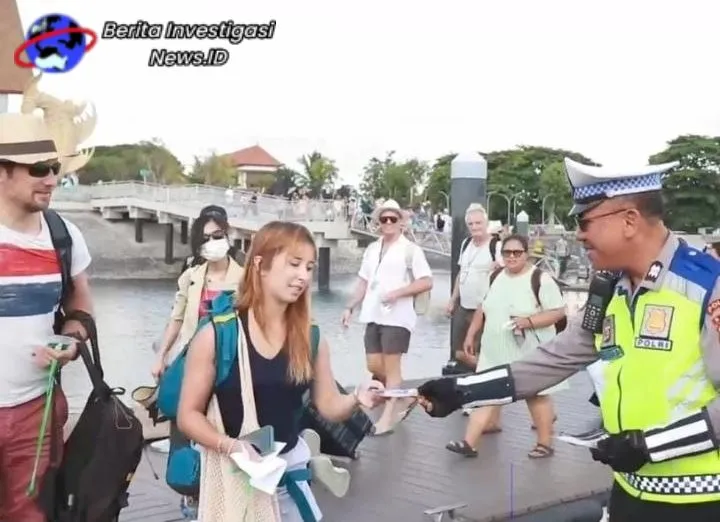 Ditlantas Polda Bali Imbau Para Wisatawan Agar Tertib Berlalulintas