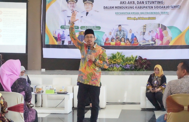 Bupati Sidoarjo Gencar Sosialisasi Pencegahan Stunting