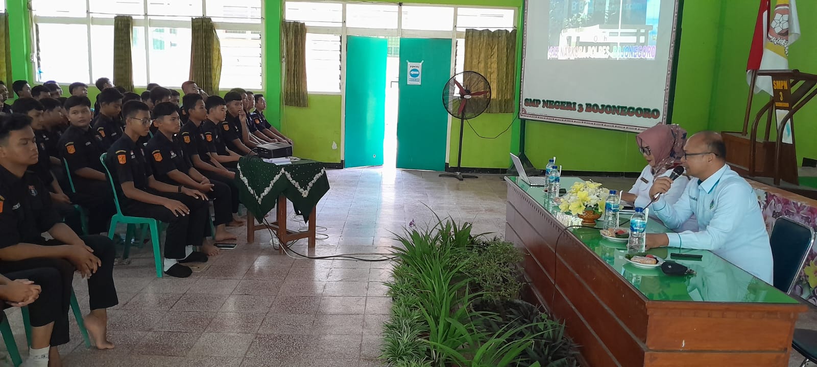 Cegah Penyalahgunaan Narkoba Polres Bojonegoro Gelar Sosialisasi di Sekolah