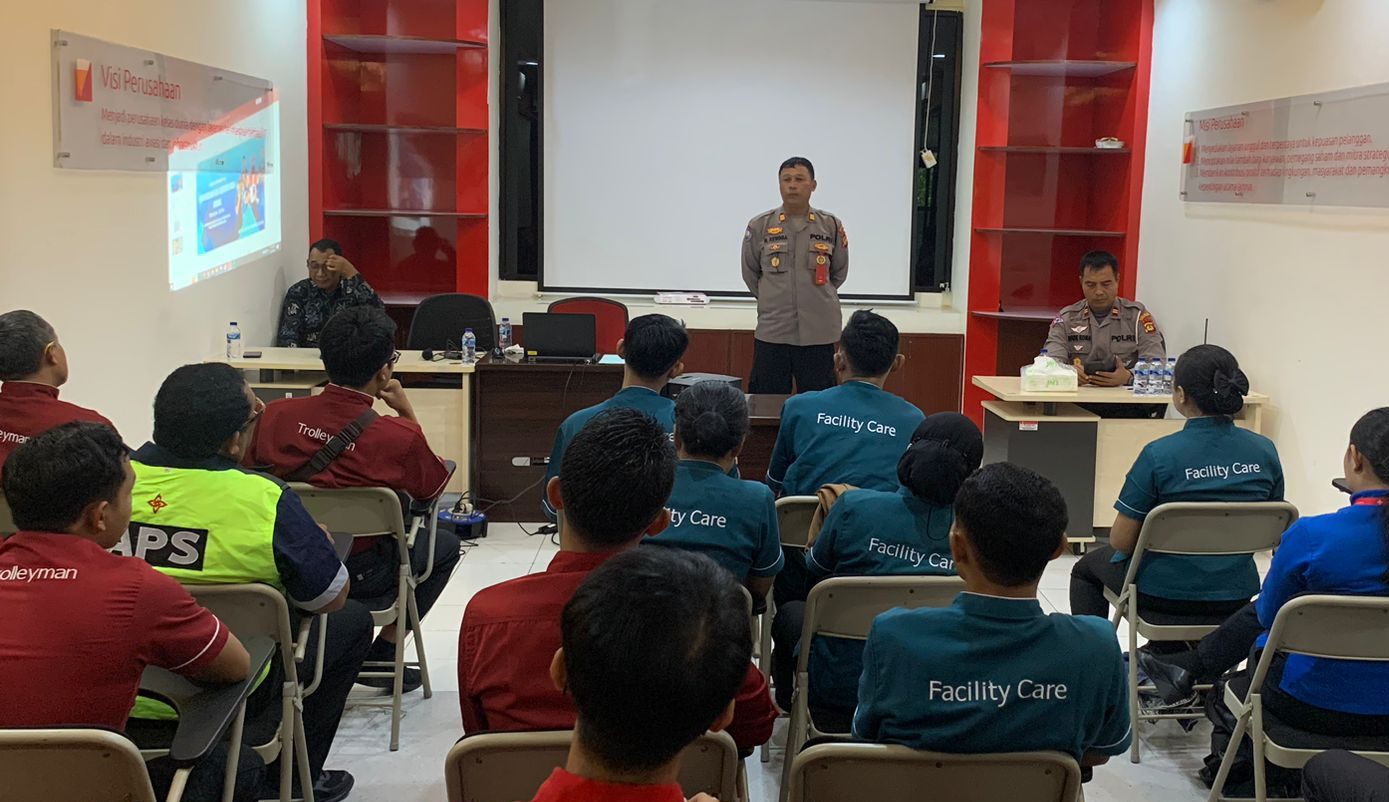 Pemilu Tinggal Hitungan Hari, Polres Bandara Ngurah Rai Gencarkan Imbauan Kamtibmas 