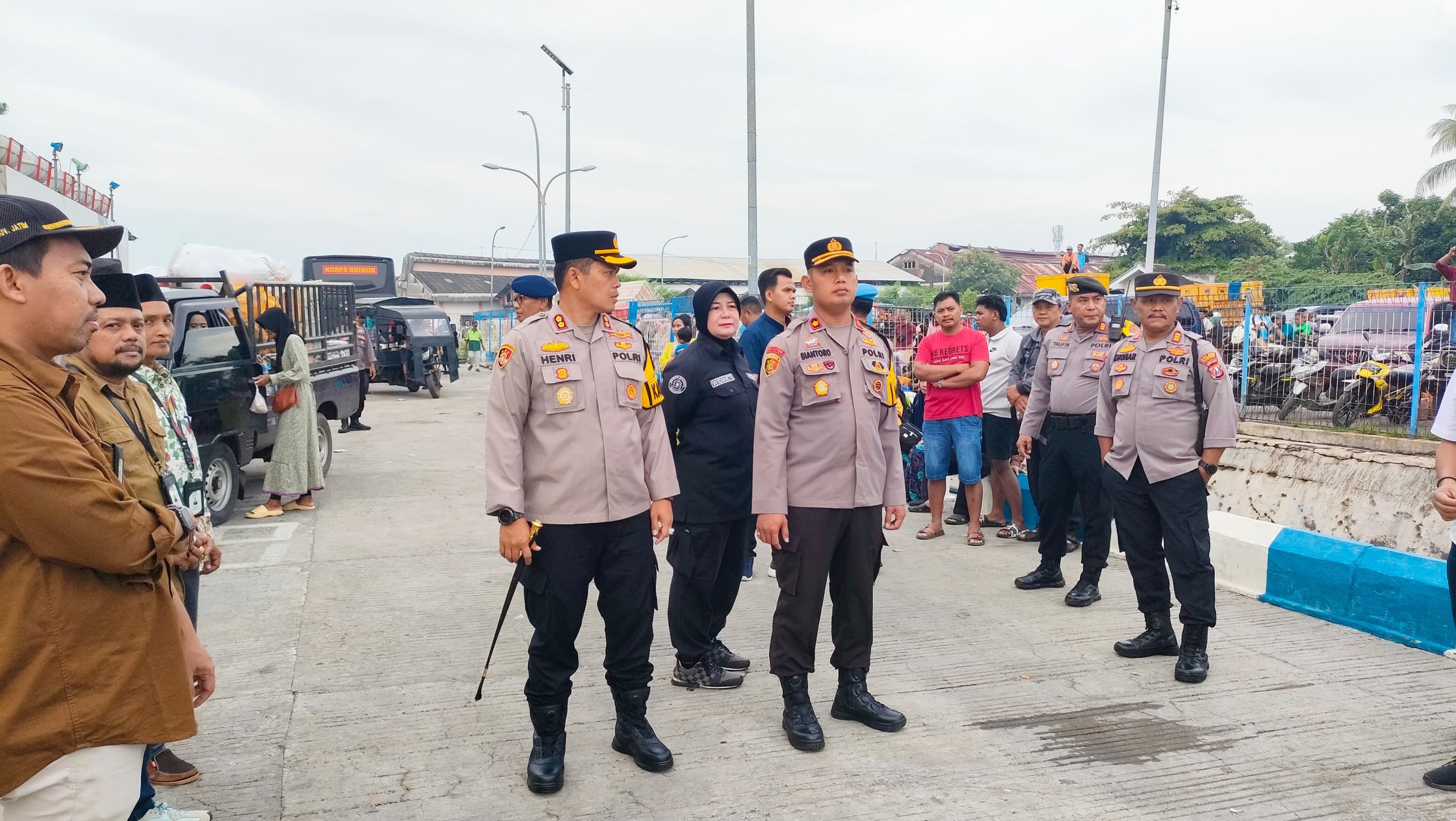 Kapolres Sumenep Berangkatkan Personel BKO Pam Pemilu di Kepulauan Masalembu