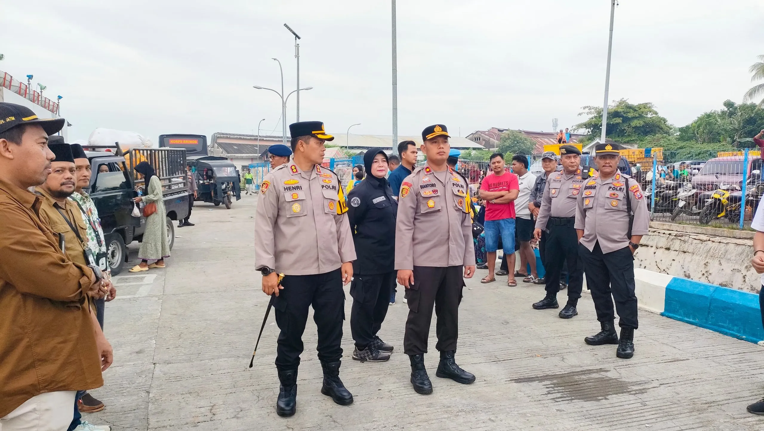Kapolres Sumenep Berangkatkan Personel BKO Pam Pemilu di Kepulauan Masalembu