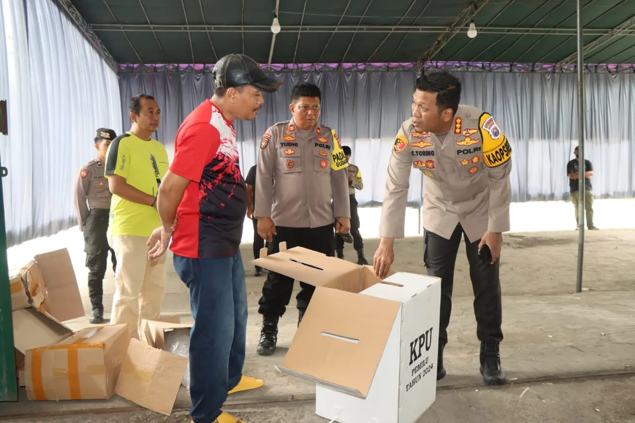 Kapolresta Sidoarjo Pastikan Logistik Pemilu 2024 Aman