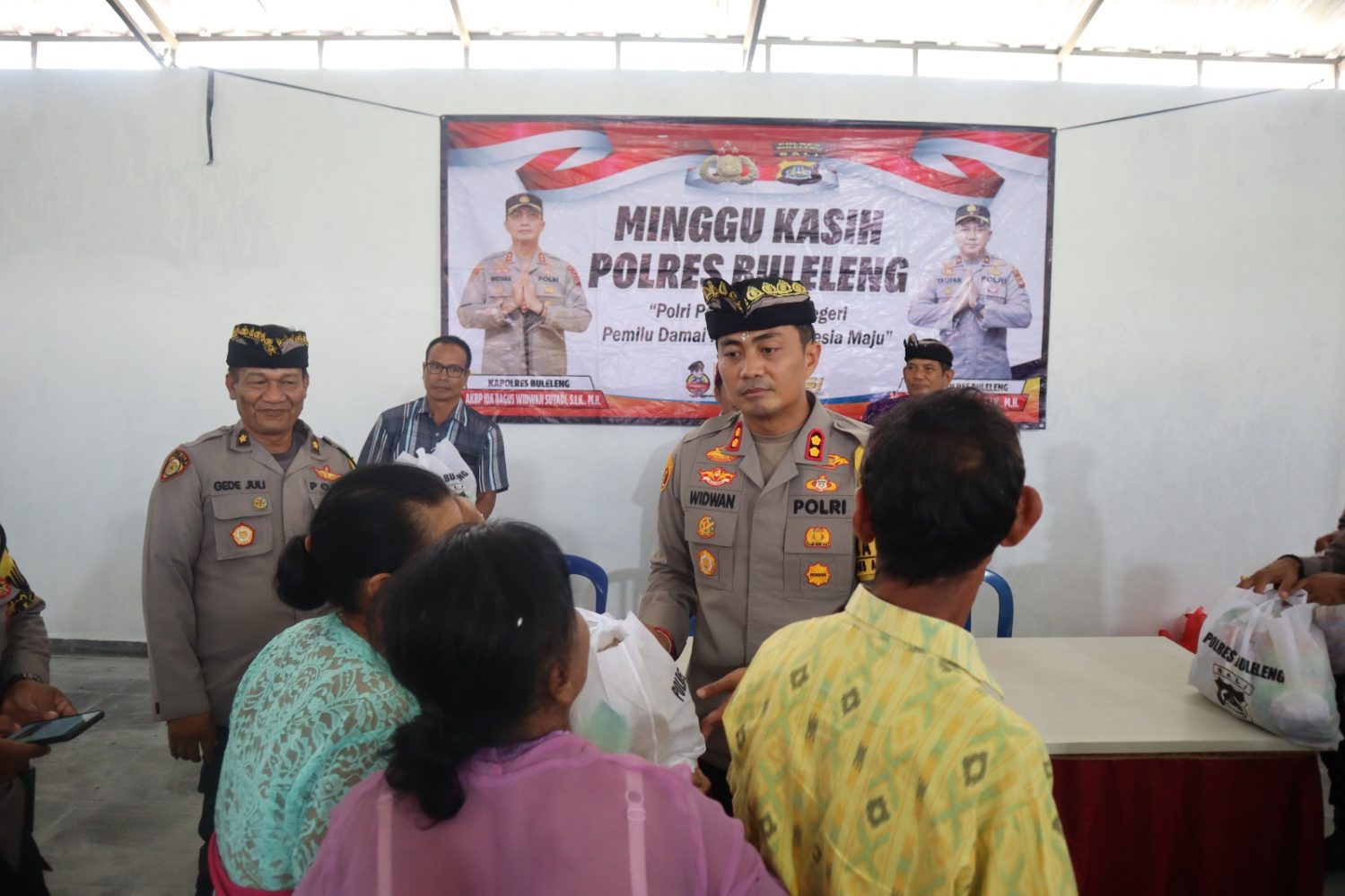 Minggu Kasih, Polres Buleleng Harkamtibmas Ditahapan Pemilu 2024 Perangi Narkoba