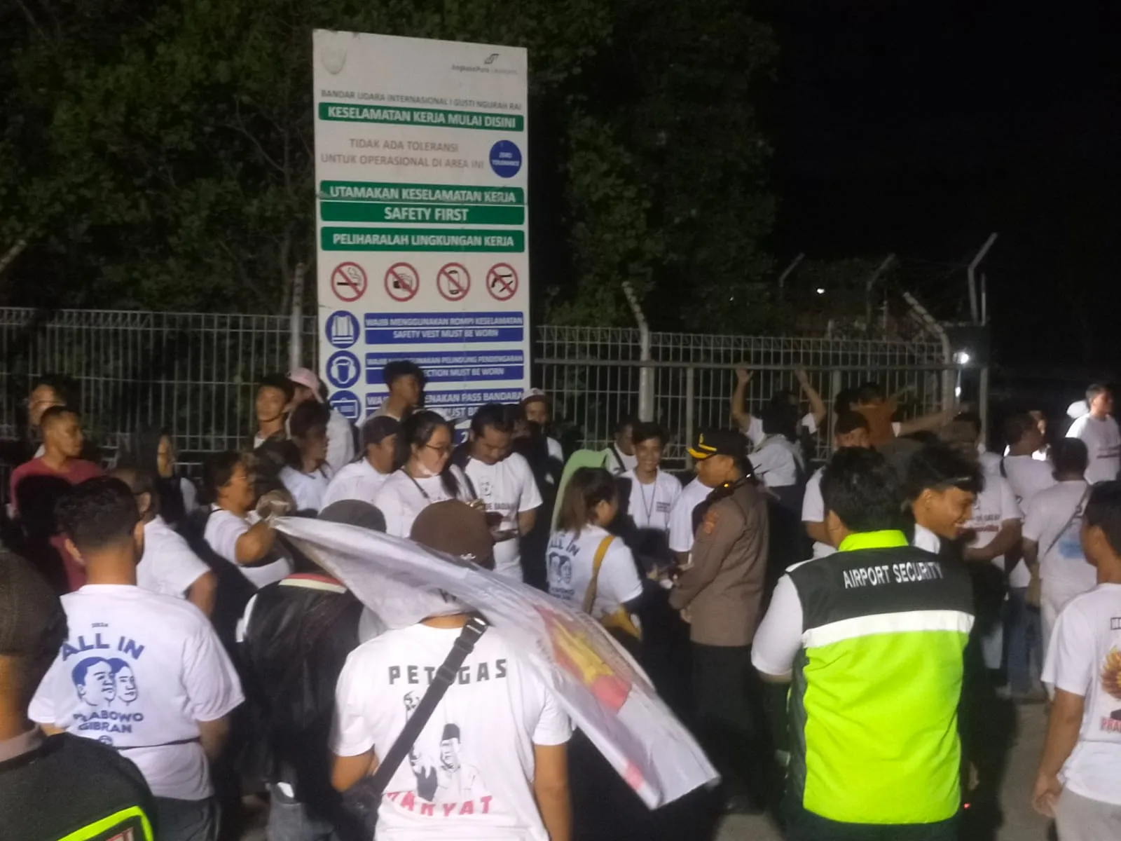 Amankan Kedatangan Capres No. Urut 2 Prabowo Subianto Melalui GAT 