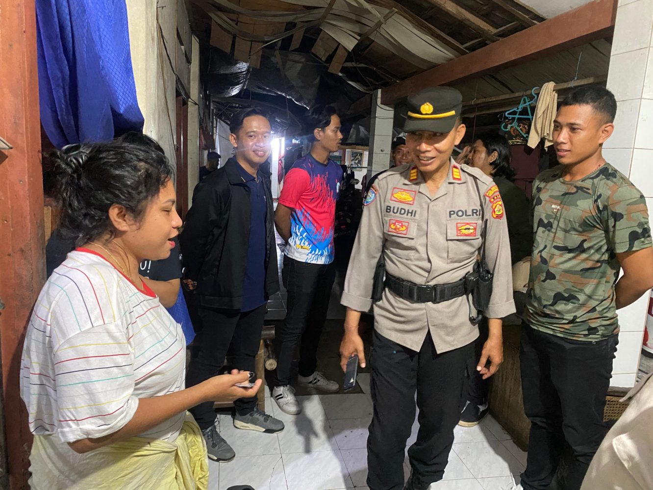 Polsek Denbar Gencarkan Tibduktang Tiga Pilar Antisipasi GK Jelang Pencoblosan 