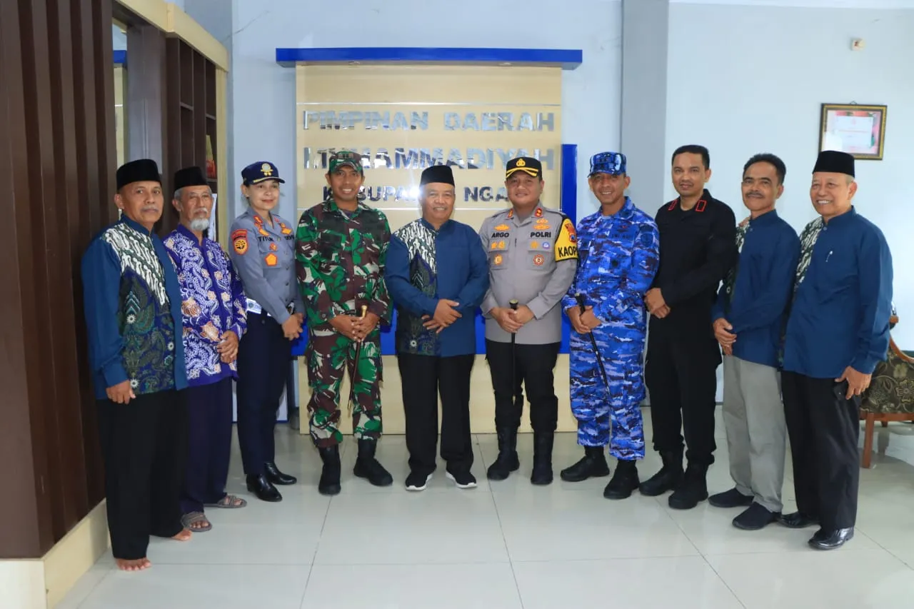 Cooling System Pemilu 2024, Kapolres Ngawi Sambangi Tokoh Agama dan Ulama