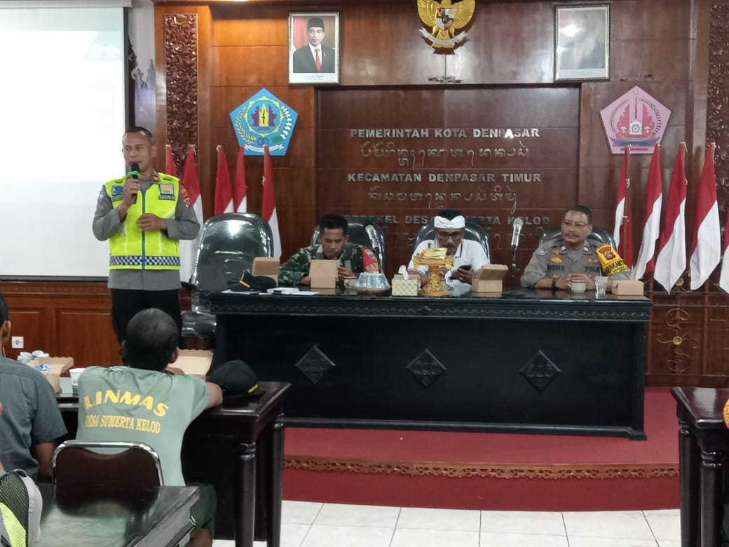 Persiapan Makasimal, Kanit Binmas Polsek Dentim Bina Gastib Pemilu