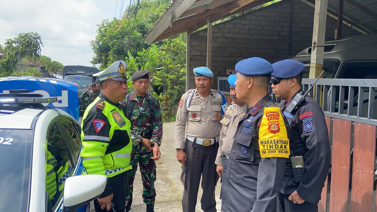 Pungutan Suara Pemilu 2024, Polda Bali Gelar Patroli Sekala Besar