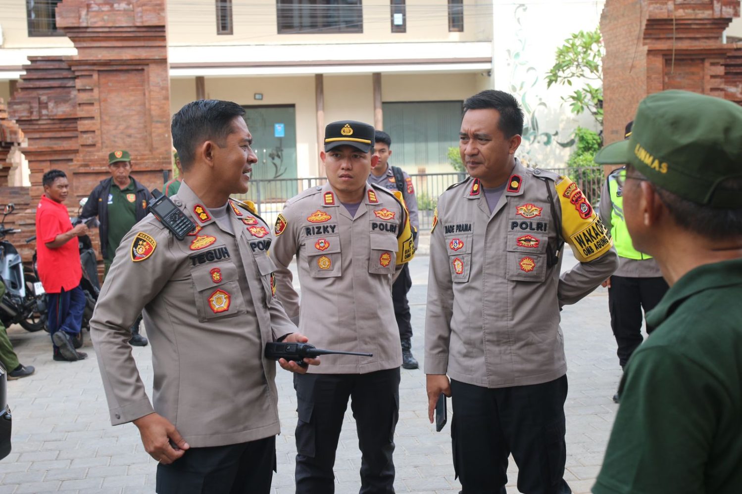 Pengamanan Surat Suara PPK Kuta Utara Dipantau Kapolres AKBP Teguh Priyo Wasono 