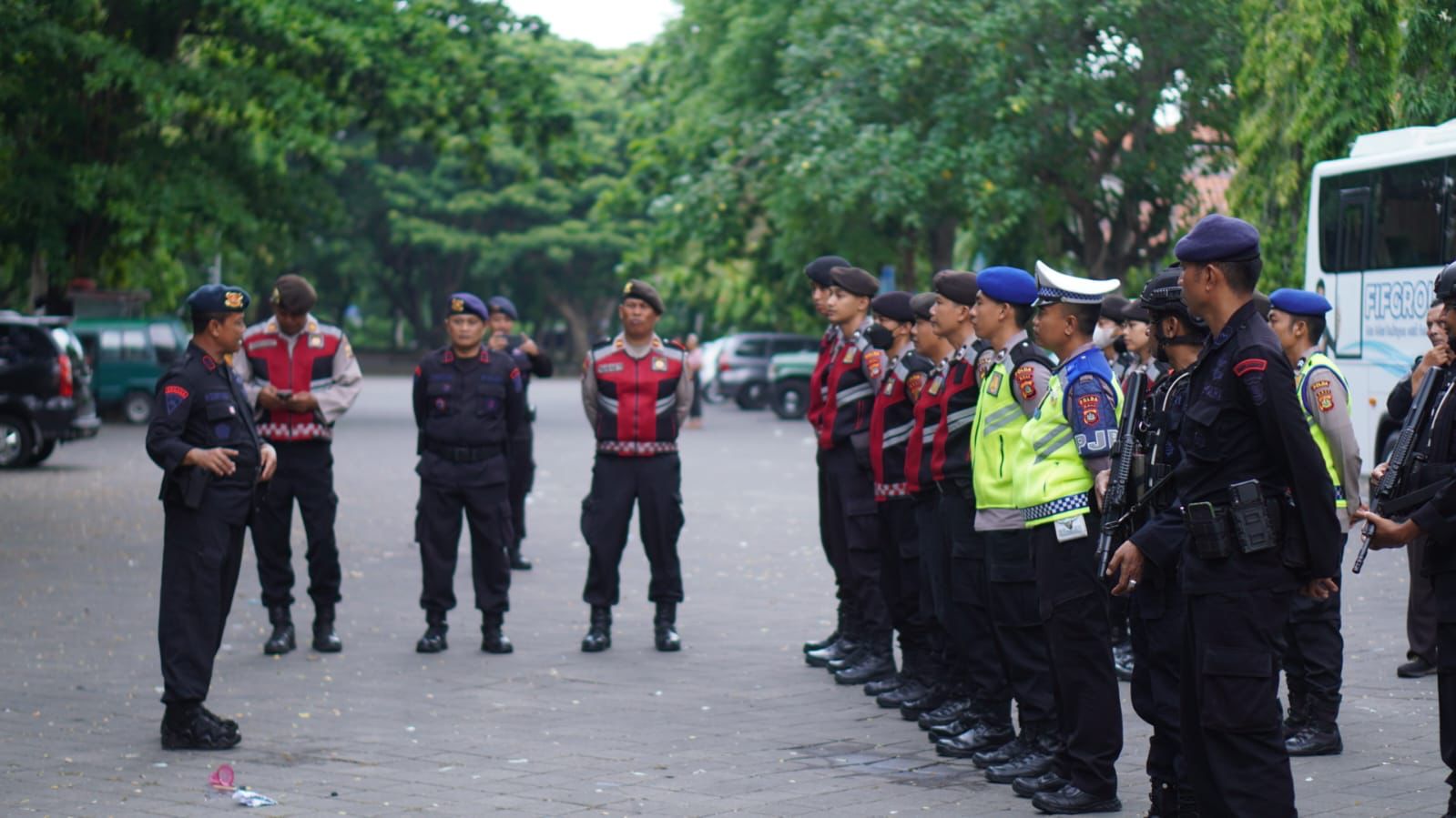 Satgas OMB Polda Bali Laksnakan Patroli Pasca Pemungutan Suara, Jaga Situasi Tetap Kondusif 