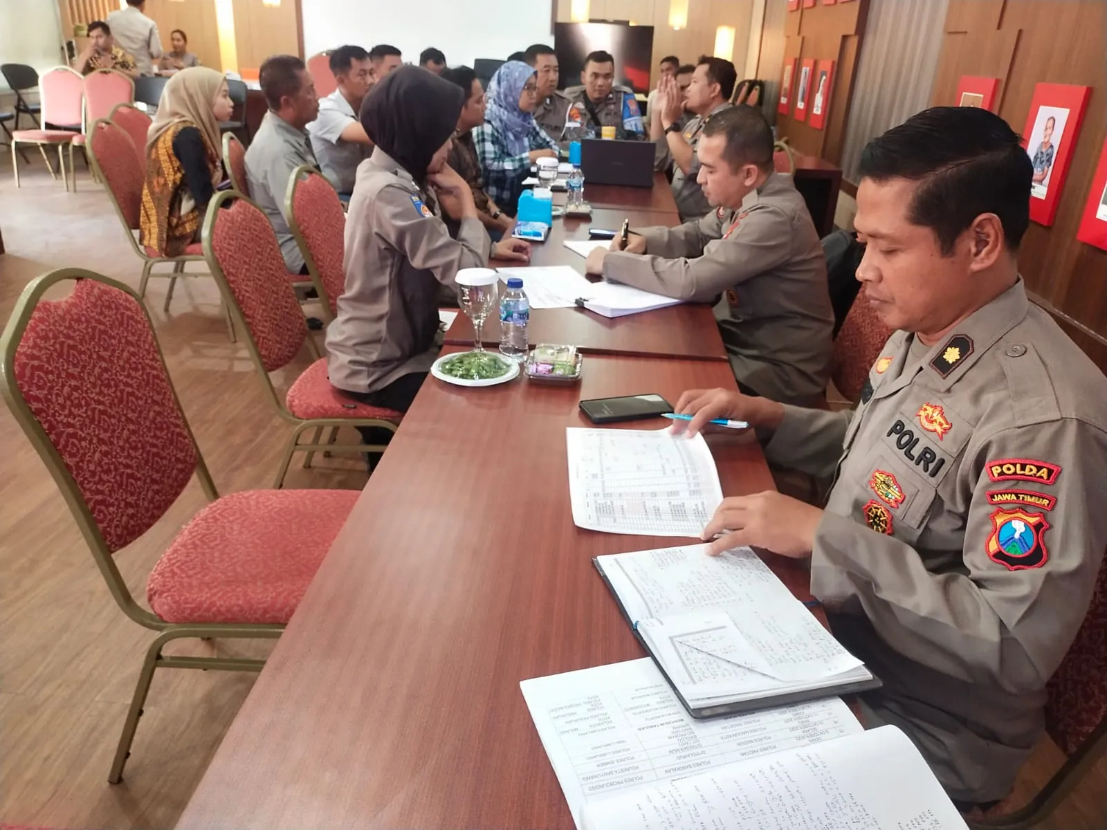 Wujud Transparansi Pengelolaan Keuangan Polres Jember, Itwasda Polda Jatim Lakukan Asistensi