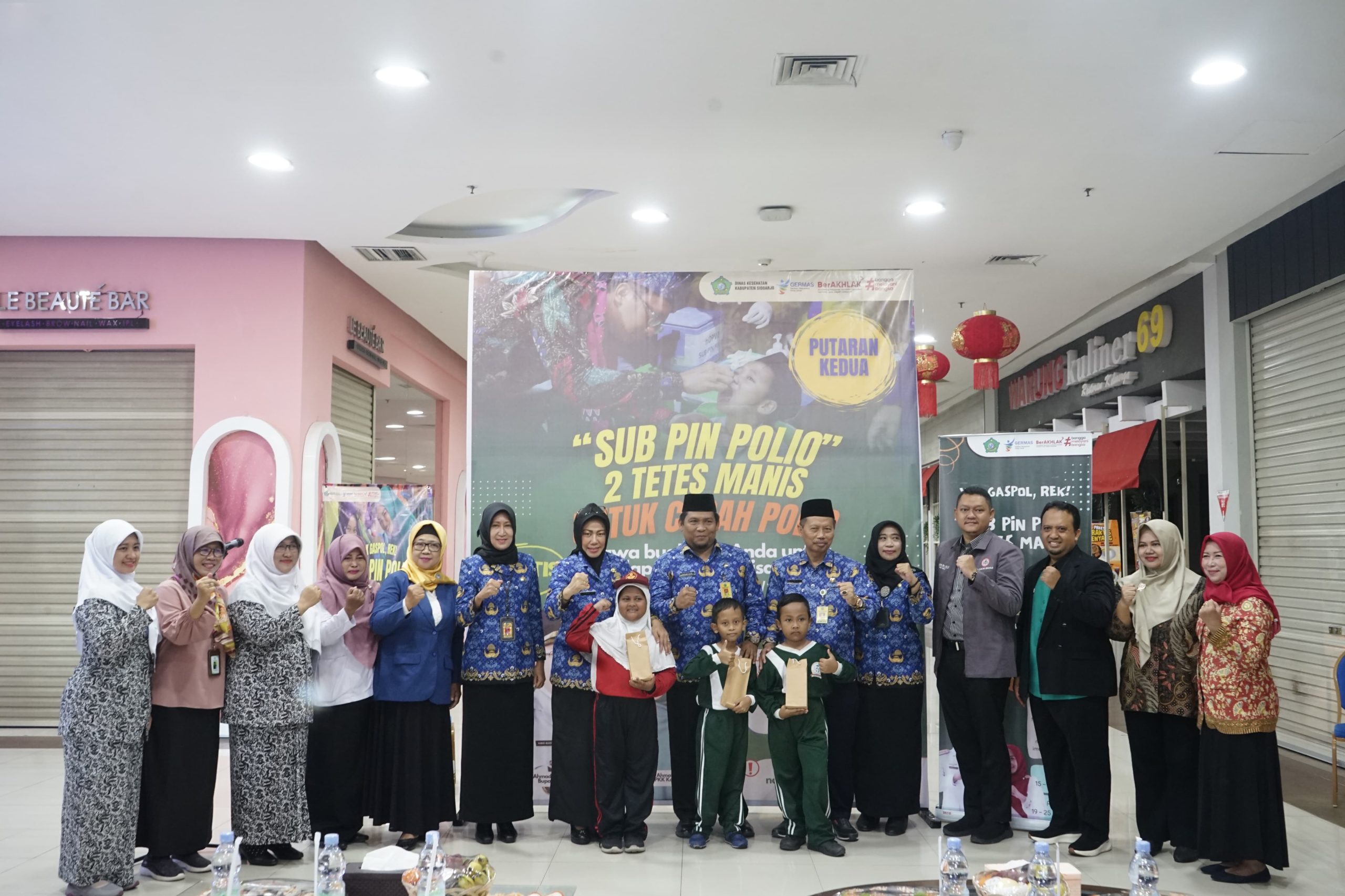 Gelar Sub PIN Polio Putaran Kedua, Pemkab Sidoarjo Targetkan Sidoarjo Bebas Polio