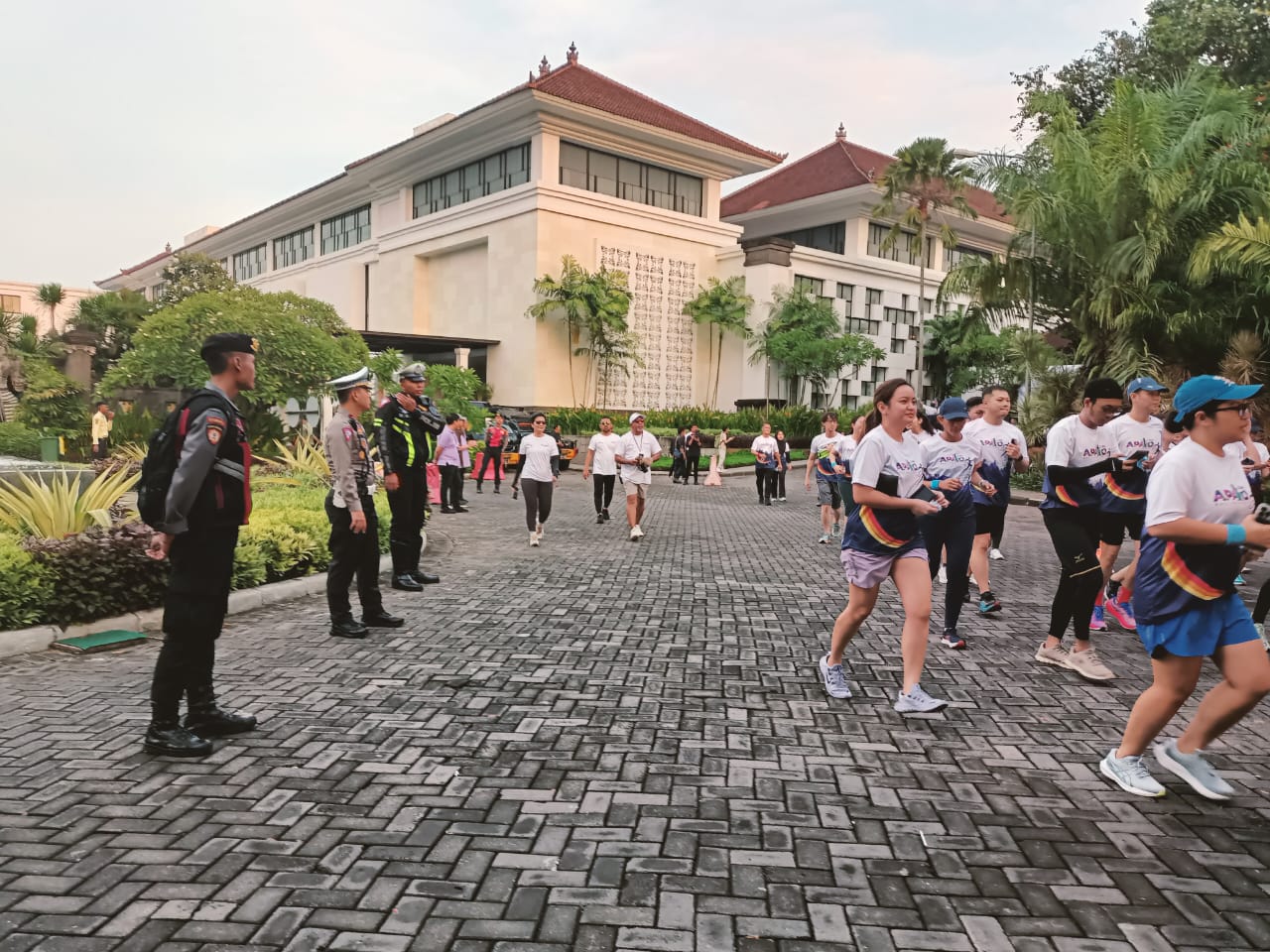 Rangkaian Kegiatan APAO, Polda Bali Amankan Pelaksanaan Fundraising Run APAO Congress