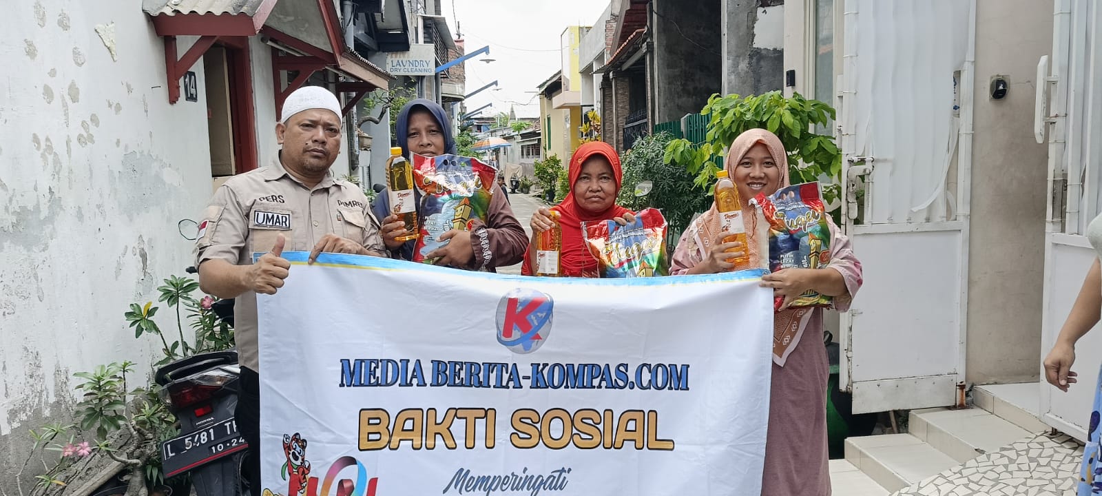 Momentum Bulan Syaban dan Perayaan Hari Pers Nasional Redaksi Beritainvestigasinews.id Bagikan Sembako Kepada Warga Sekitar