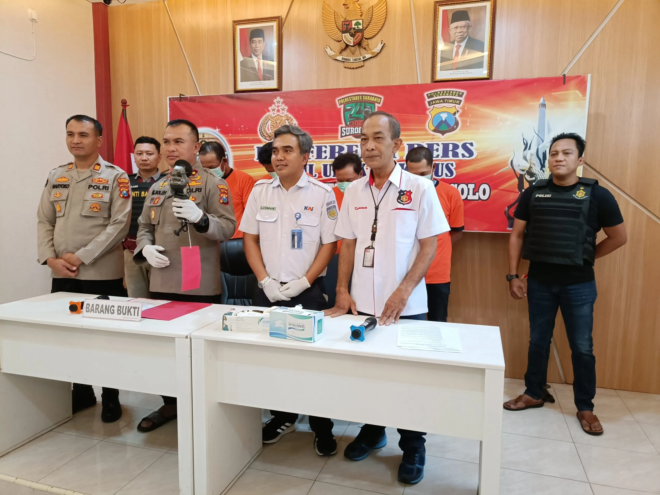 Unit Reskrim Polsek Wonocolo Berhasil Ringkus Pelaku Curat