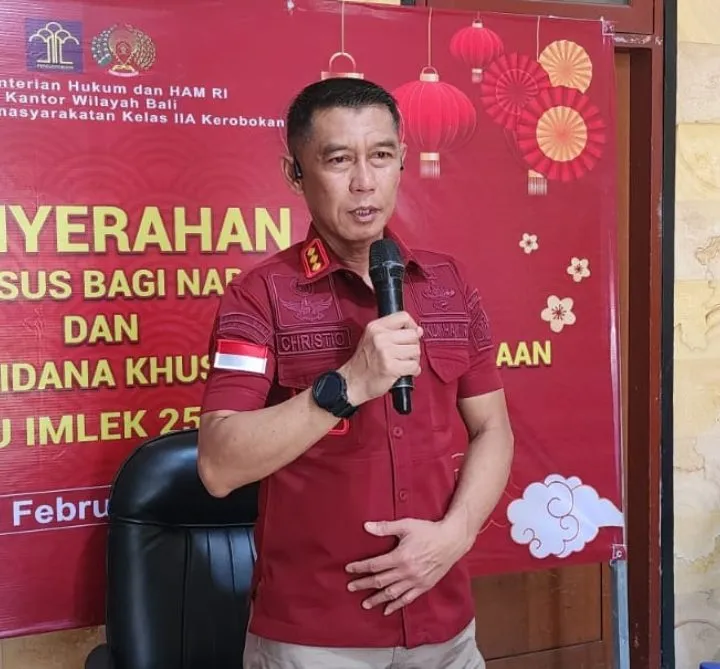 Dua Narapidana Lapas Kerobokan Terima Remisi Hari Raya Imlek