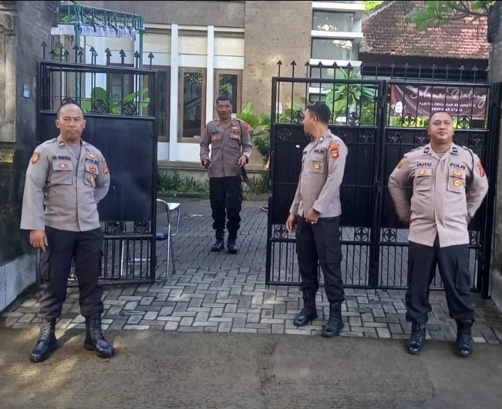 Polresta Denpasar Amankan Obyek PPK Denut Tahap Rekapitulasi Hitung Suara