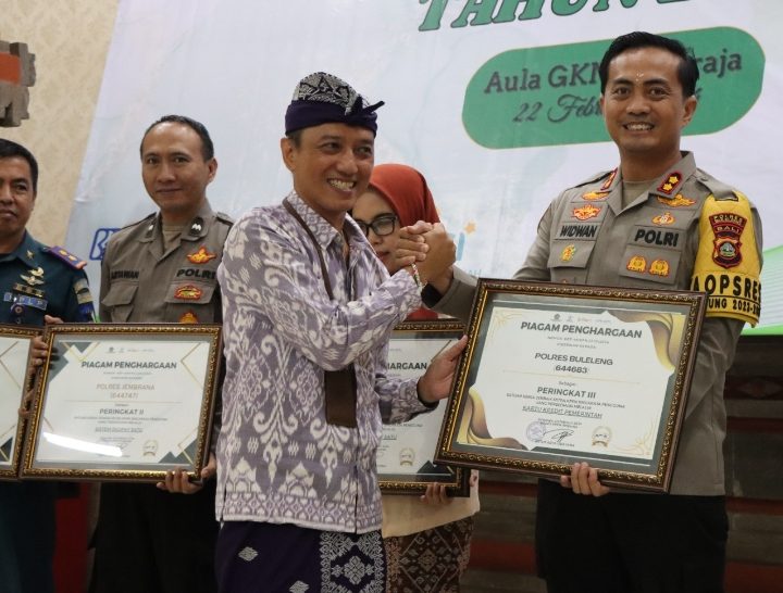KPPN Singaraja Awards Tahun 2023, Polres Buleleng Terima Penghargaan Penggunaan Digital Payment Marketplace dan KKP