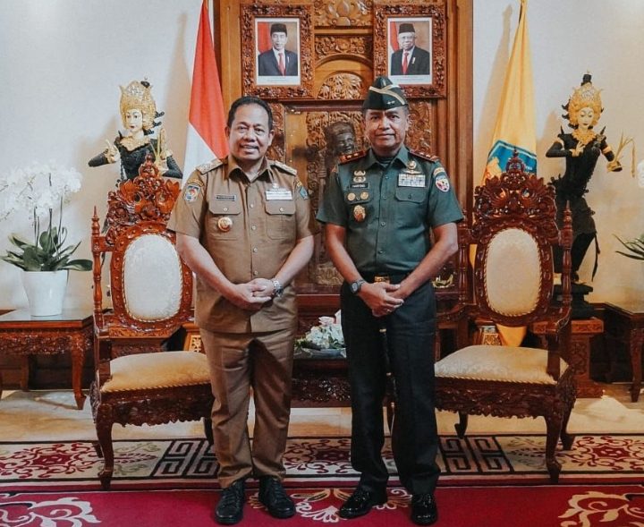Akan Akhiri Masa Jabatan, Pangdam IX/Udayana Pamitan ke Pj. Gubernur Bali