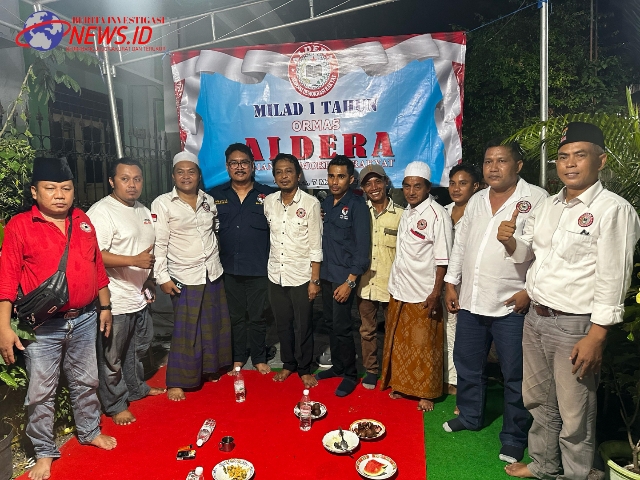 Ormas ALDERA Rayakan Hari Jadi Yang ke-1 Tahun Dengan Pembacaan Sholawat Nabi dan Doa Bersama