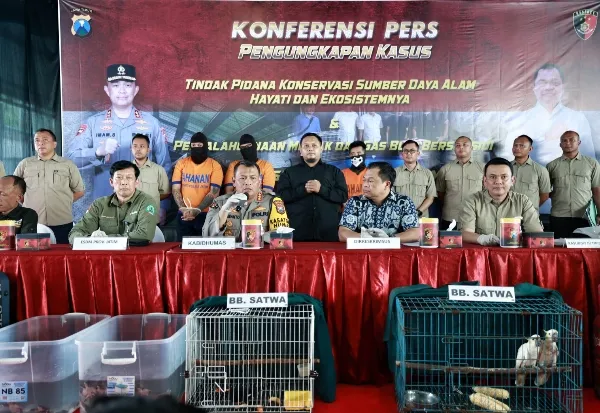 Polda Jatim Berhasil Amankan Sindikat Penyelundupan Satwa Lindung