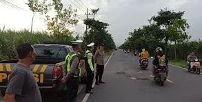 Ramadhan Satlantas Polres Kediri Tingkatkan Patroli Preventif Cegah Aksi Balap Liar