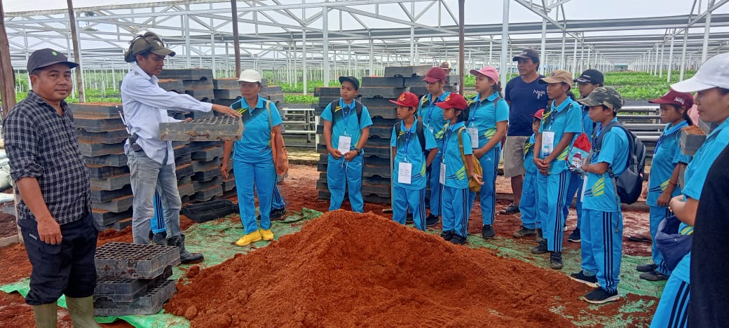 Kunjungan Siswa SD Bagan Poring ke PT. Mayawana Persada