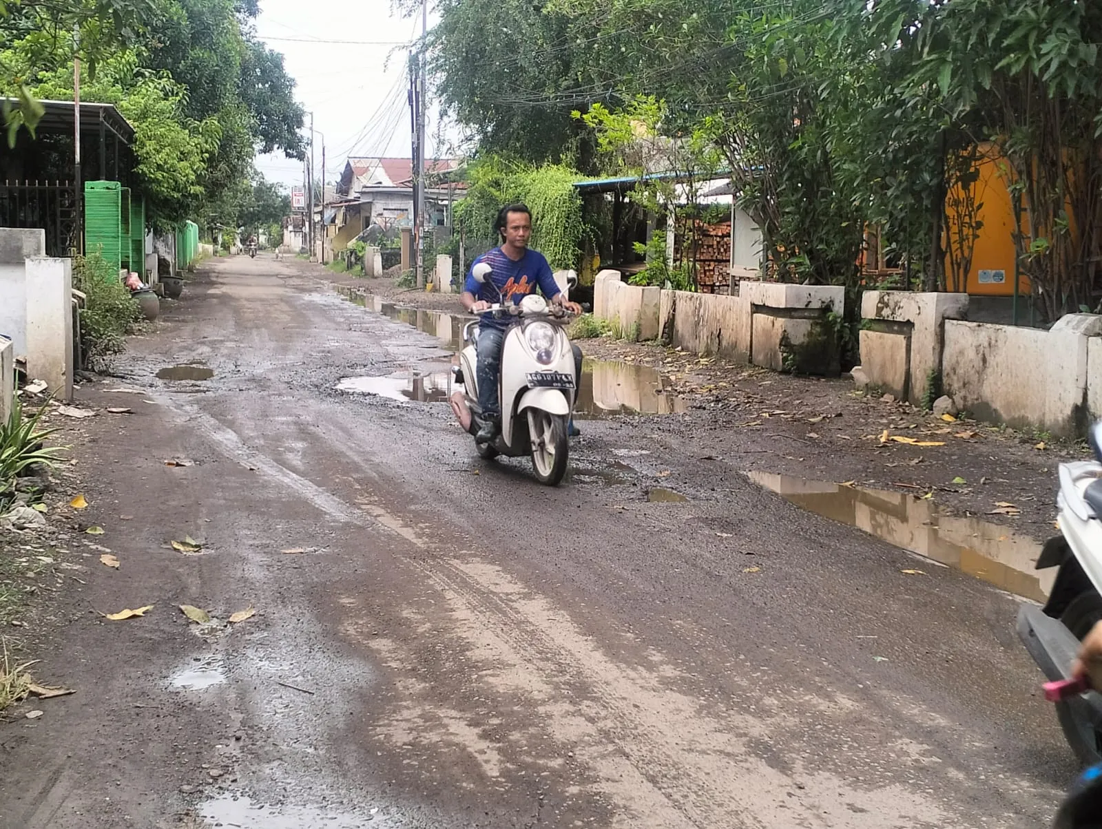 Jalan Rusak Desa Gemurung-Tebel Dikeluhkan Warga, Gus Muhdlor Pastikan Dibeton Tahun Ini