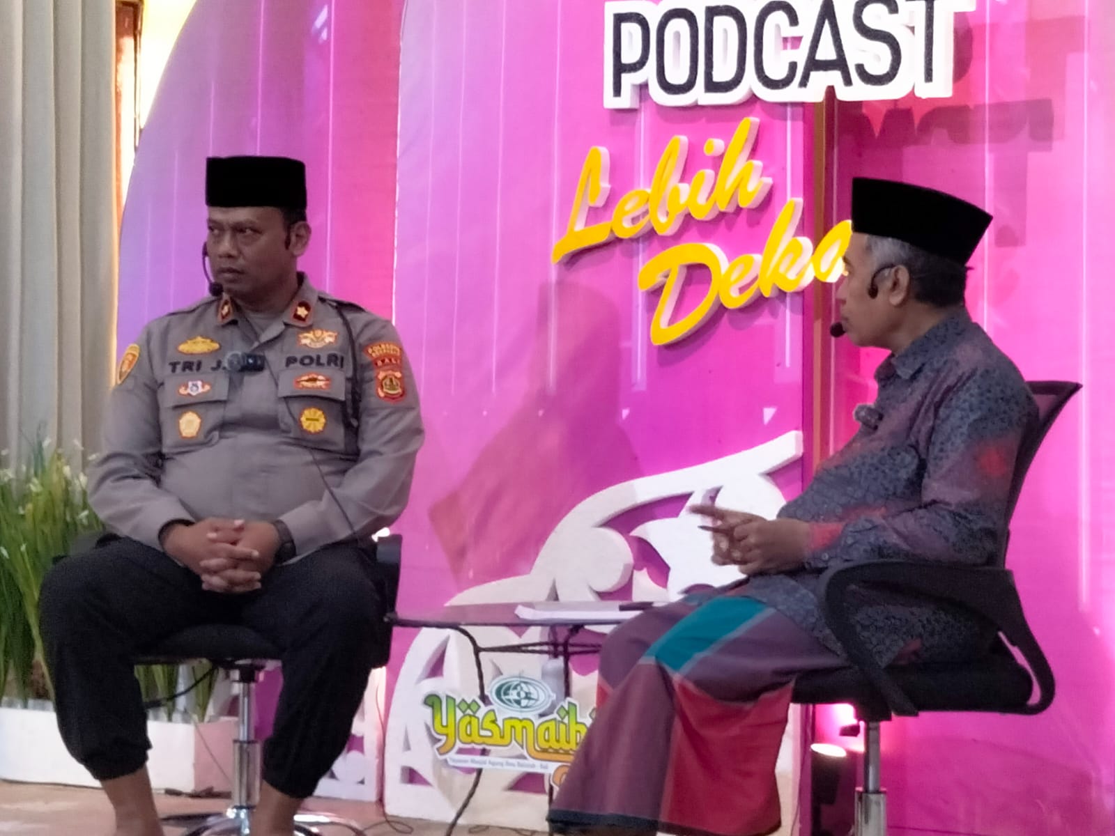 Podcast Masjid Ibnu Batutah Kupas Kamtibmas Bersama Kapolsek Kuta Selatan