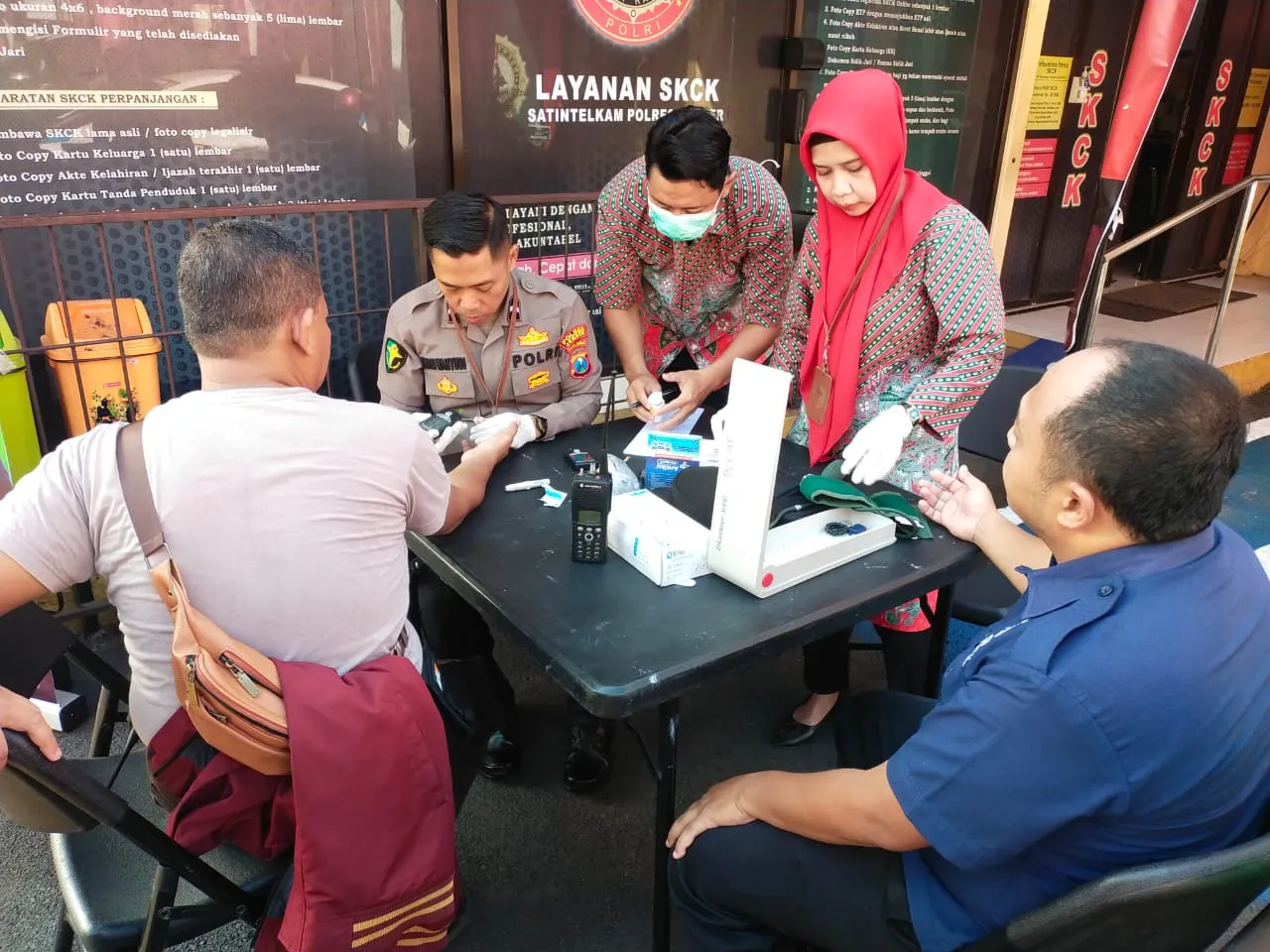 Peduli Kesehatan Sidokkes Polres Jember Beri Layanan Keliling