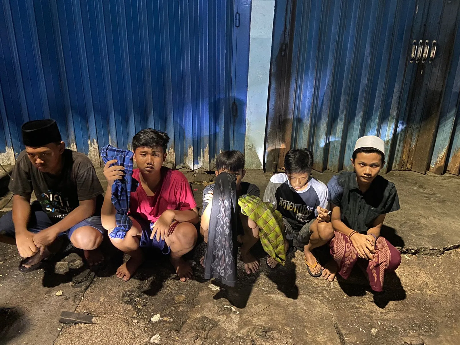 Patroli Perintis Presisi Polrestabes Surabaya Amankan Remaja Hendak Perang Sarung