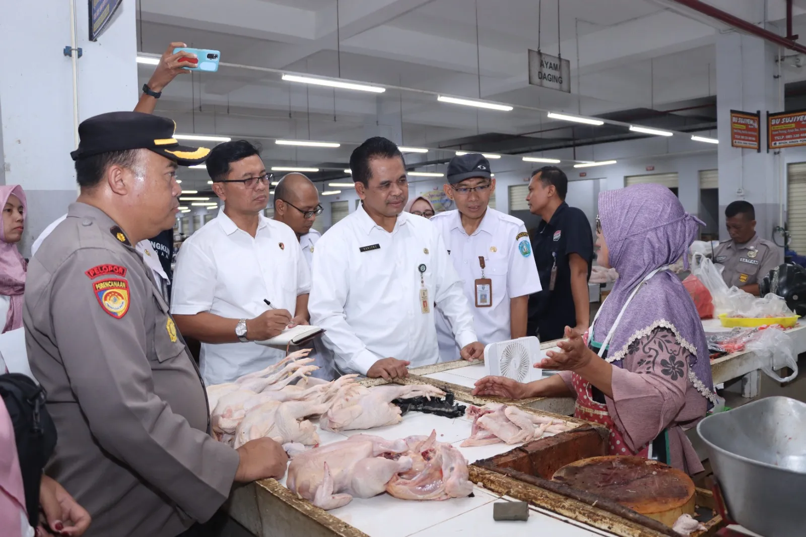 Satgas Pangan Polres Ponorogo Bersama TPID Pantau Bahan Pangan Jelang Idul Fitri