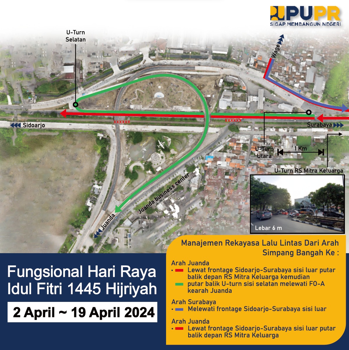 Fly Over Djuanda Dibuka Fungsional Mulai 2 - 19 April Untuk Kelancaran Arus Lalu lintas Lebaran 2024
