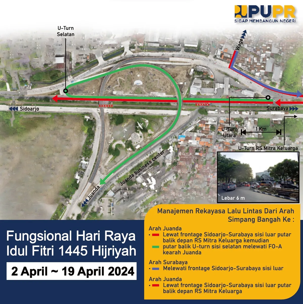 Fly Over Djuanda Dibuka Fungsional Mulai 2 - 19 April Untuk Kelancaran Arus Lalu lintas Lebaran 2024