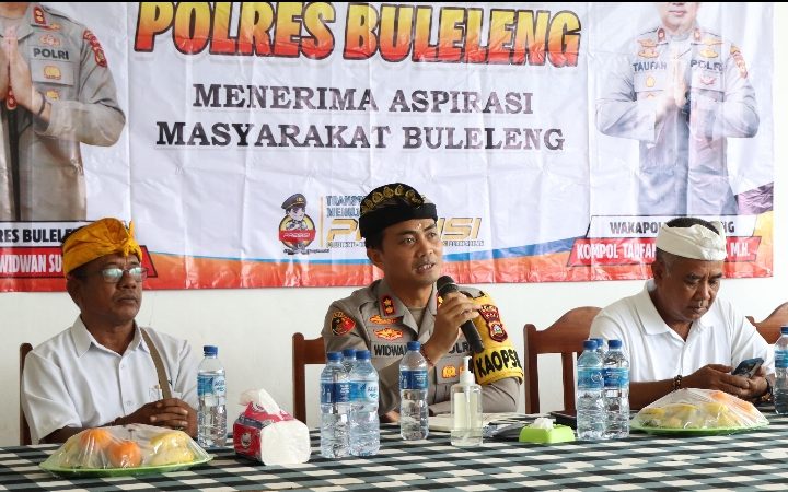 Jumat Curhat Kapolres Buleleng, Gali Aspirasi Masyarakat Desa Banyu Poh