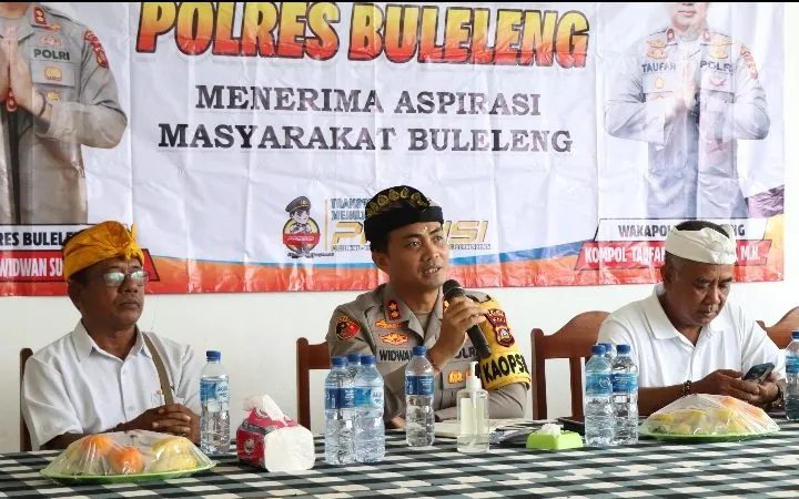 Jumat Curhat Kapolres Buleleng, Gali Aspirasi Masyarakat Desa Banyu Poh