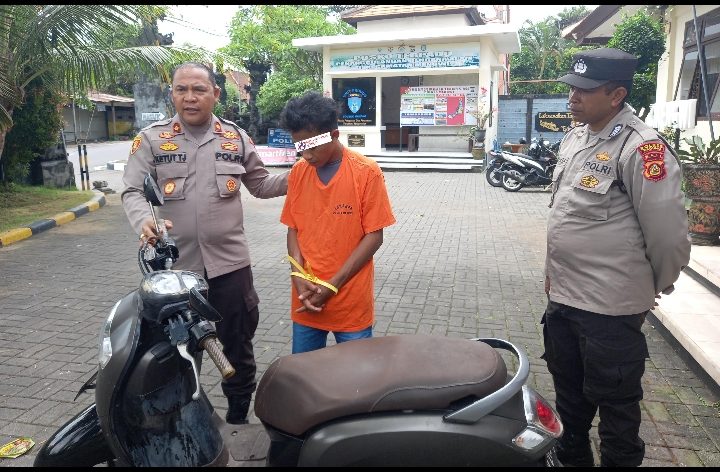 Polsek Mengwi Berhasil Ringkus Pelaku Tindak Pidana Curanmor