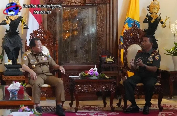 Danrem 163/WSA Simakrama dengan Pj. Gubernur Bali Bangun Sinergisitas
