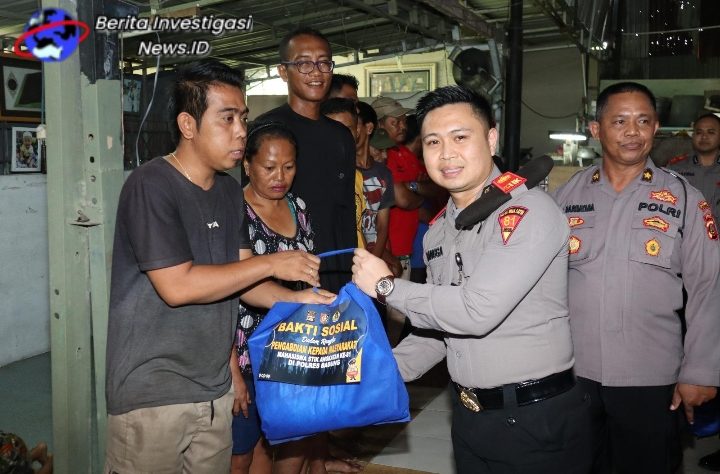 Bakti Sosial di Pengadangan oleh Mahasiswa STIK Angkatan ke 81