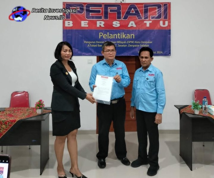 Pelantikan Pengurus DPW Peradi Bersatu Kota Denpasar