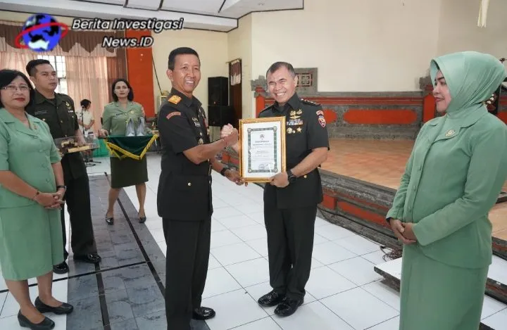 Sertijab dan Tradisi Korps Laporan Pejabat Korem 163/WSA 