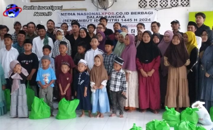 Media NasionalXpos.co.id Berbagi Sambut Idul Fitri 1445 H 2024