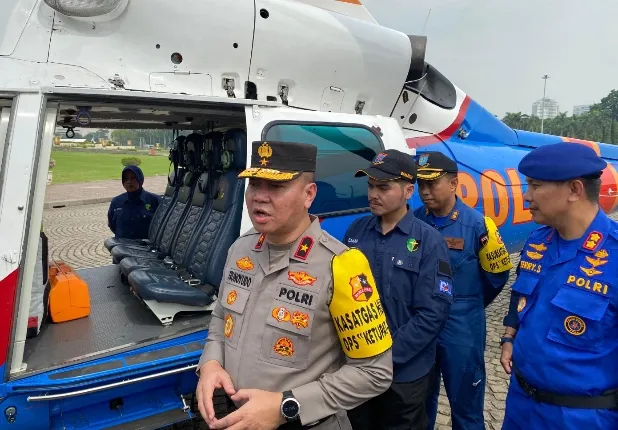 Polri Kerahkan Dua Helikpoter Jadi Ambulans Udara Saat Arus Mudik dan Balik Lebaran
