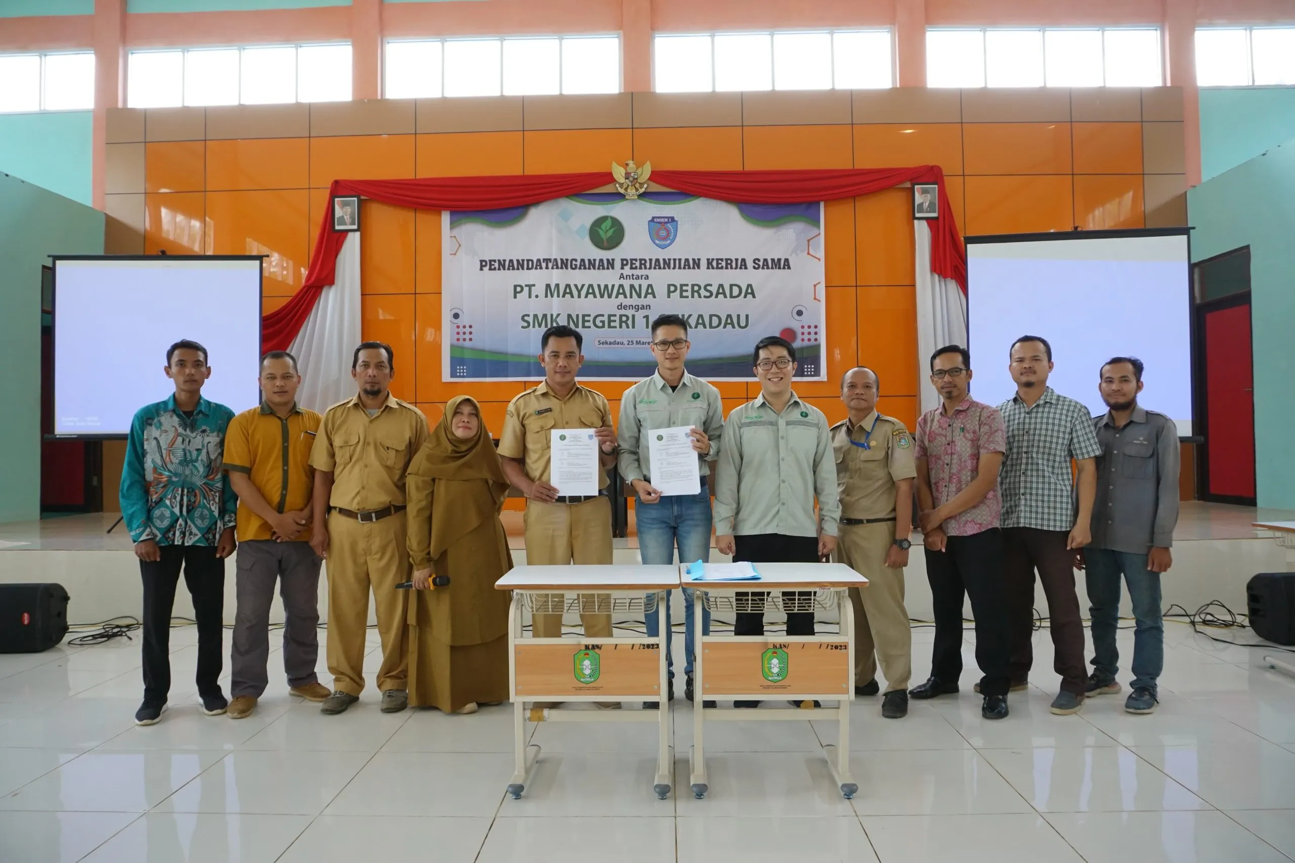 Mayawana Persada Kerjasama Dengan SMK Negeri 1 Sekadau