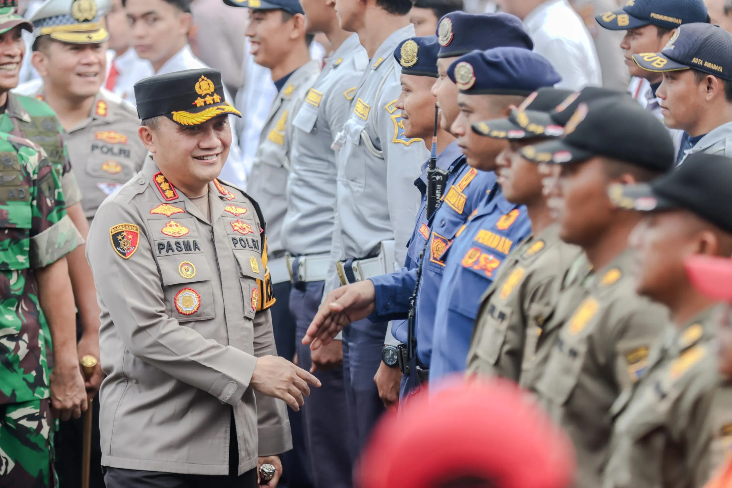 Jelang Idul Fitri 1445 H, Polrestabes Surabaya Laksanakan Apel Gelar Pasukan Operasi Ketupat Semeru 2024