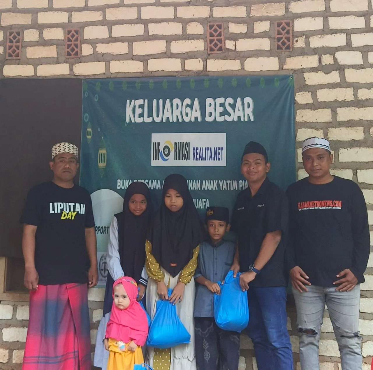 Buka Puasa Bersama dan Santunan Anak Yatim Keluarga Besar Media Informasi Realita
