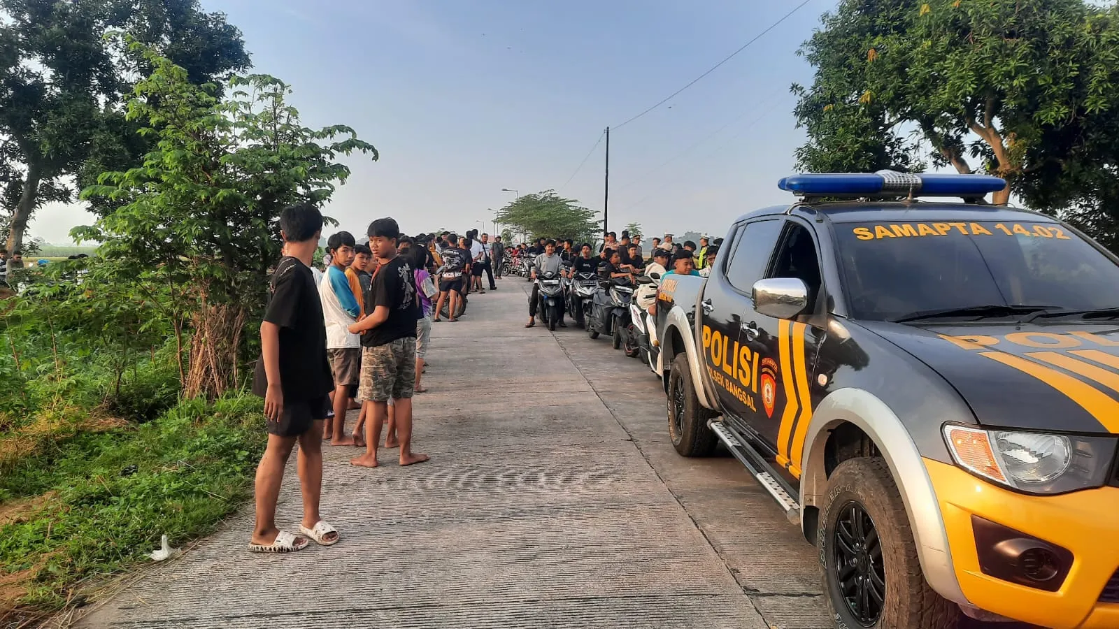 Operasi Ketupat Semeru 2024 Polres Mojokerto Berhasil Amankan 82 Motor Diduga Balap Liar