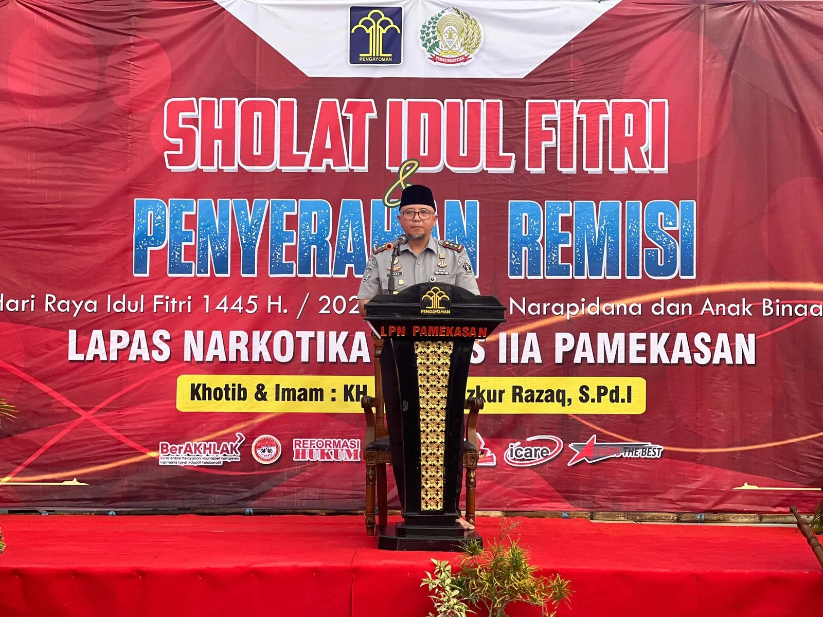 159.557 Narapidana dan Anak Binaan Muslim Terima Remisi dan Pengurangan Masa Pidana Khusus Idul Fitri 1445 Hijriah